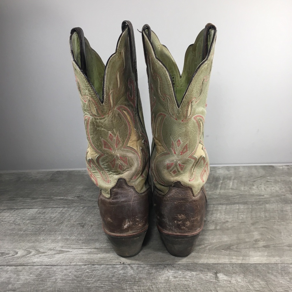 Womens Ariat 15771 Manzanita Embroidered Flames Leather Western Cowboy Boots 7.5 - Picture 7 of 13